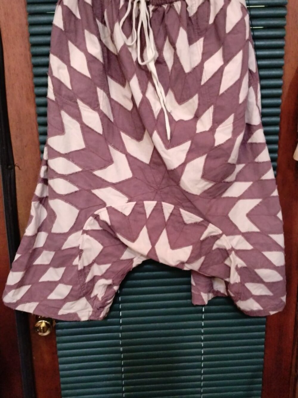NWT Magnolia Pearl Quilted Drop Crotch Pants
